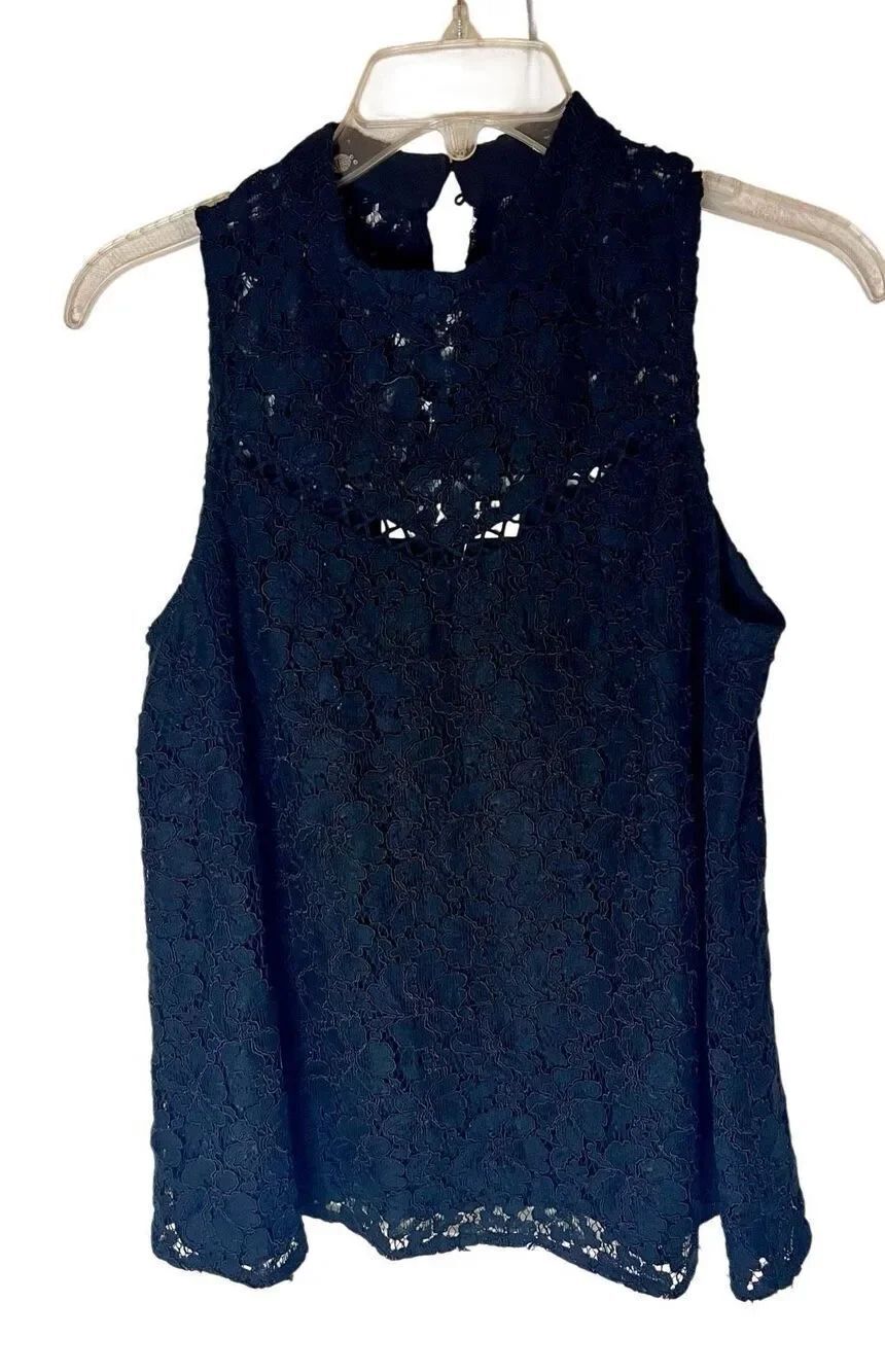 Anthropologie The Impeccable Pig Womens Size Small Crotchet Lace Sleeveless Top